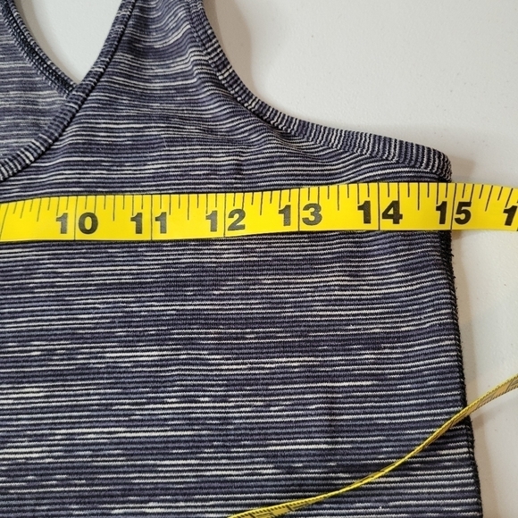 Lululemon Cool Racerback Marled Knit Yoga Workout Tank Top - Size 6 - Picture 4 of 7